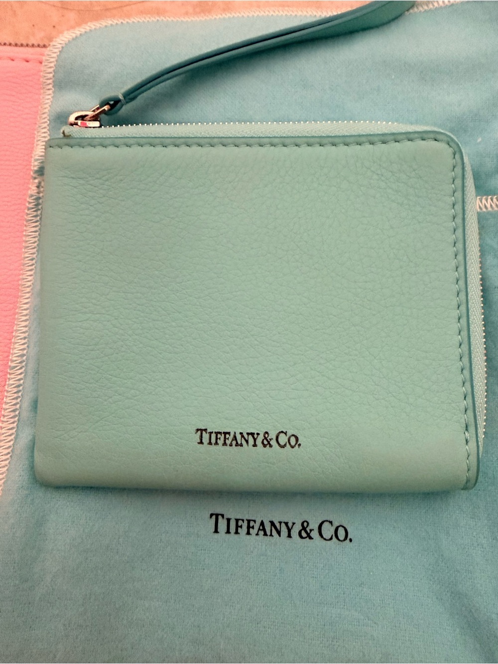 Tiffany & Co. Small Wristlet in Tiffany Blue